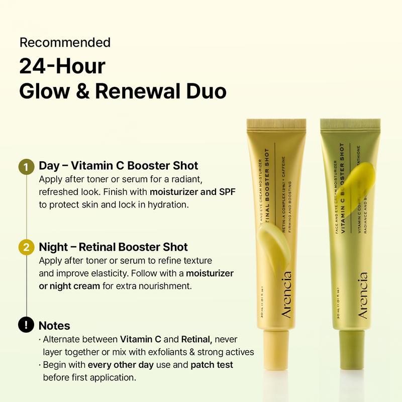 Booster Shot Skin Renewal Duo - Vitamin C & Retinal