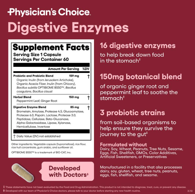 Physician’s Choice Digestive Enzymes