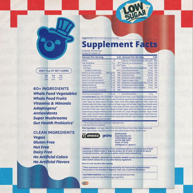 Superfoods Greens Gummies