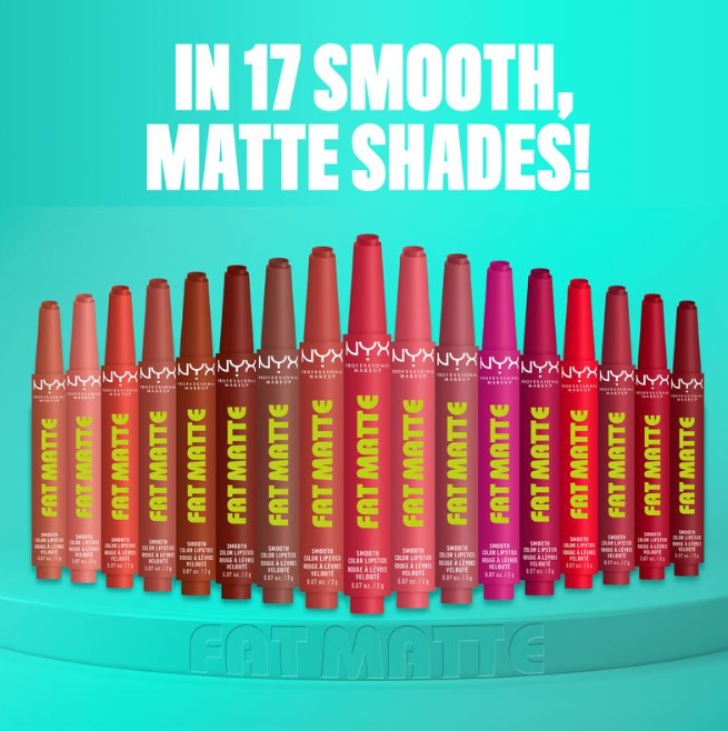 NYX Fat Matte Smooth Color Lipstick