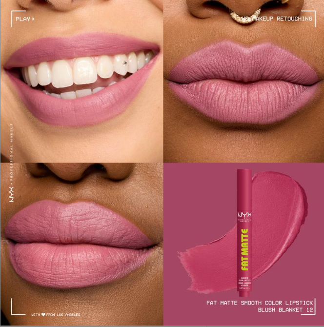 NYX Fat Matte Smooth Color Lipstick