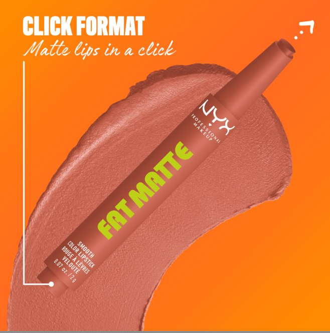 NYX Fat Matte Smooth Color Lipstick