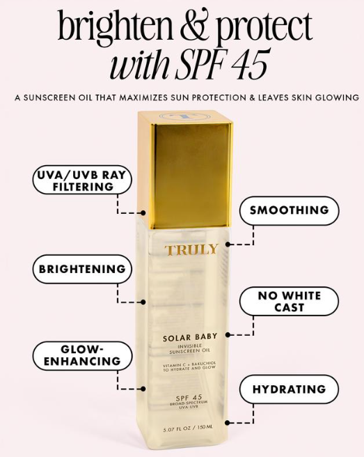 Invisible Sunscreen Oil SPF 45