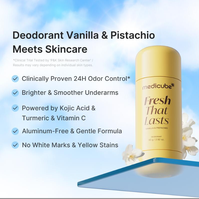 Vanilla & Pistachio Deodorant