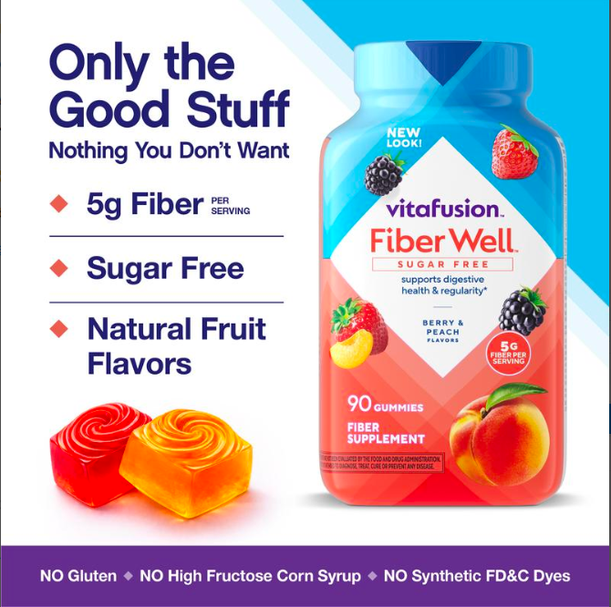 Fiber Well Sugar-Free Fiber Gummies