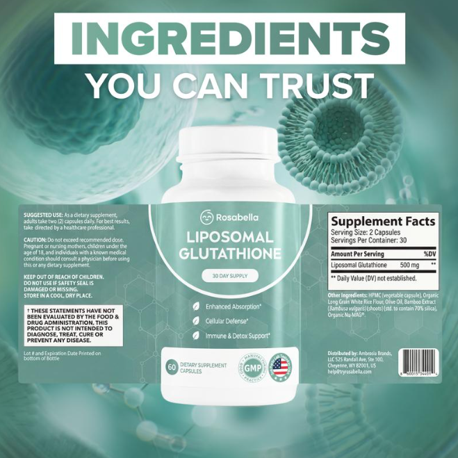 Liposomal Glutathione 500mg