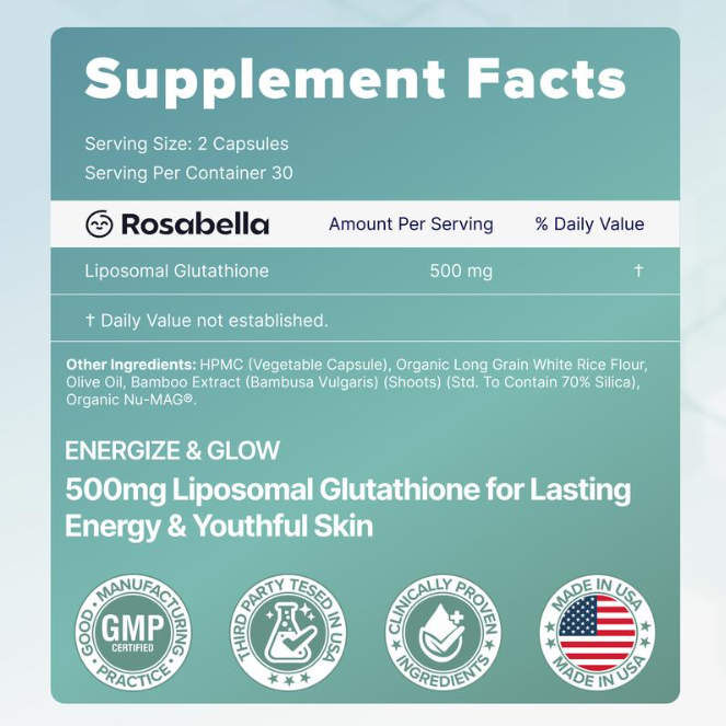 Liposomal Glutathione 500mg